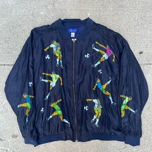 Vintage 90s Pele soccer jacket